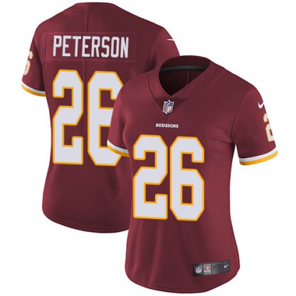 Nike Washington Commanders #26 Adrian Peterson Burgundy Red Team Color Women's Stitched NFL Vapor Untouchable Limited Jersey