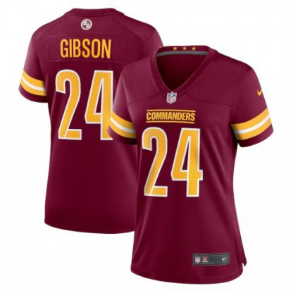 Washington Washington Commanders #24 Antonio Gibson Burgundy Women's Nike Game Jersey