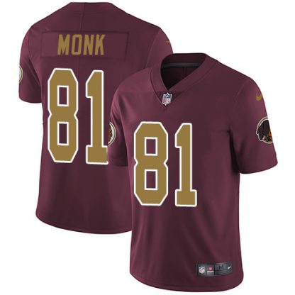 Nike Washington Commanders #81 Art Monk Burgundy Red Alternate Men's Stitched NFL Vapor Untouchable Limited Jersey