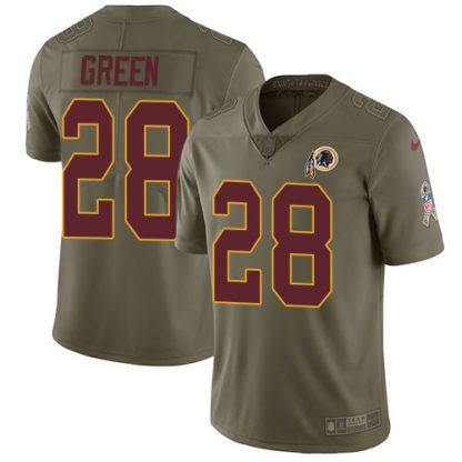 Nike Washington Commanders #28 Darrell Green Olive Men's Stitched NFL Limited 2017 Salute to Service Jersey