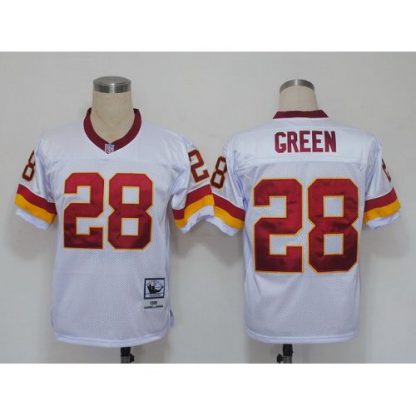 Mitchell And Ness Nike Washington Commanders #28 Darrell Green White Stitched NFL Jersey