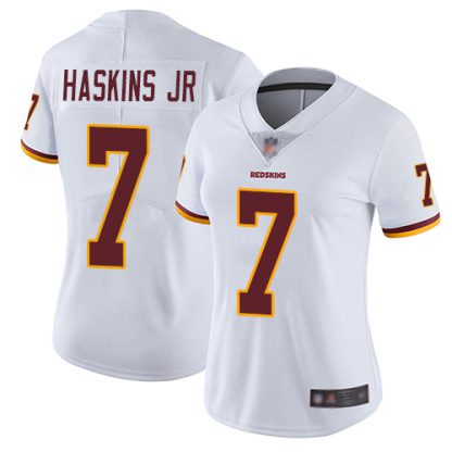 Nike Washington Commanders #7 Dwayne Haskins Jr White Women's Stitched NFL Vapor Untouchable Limited Jersey