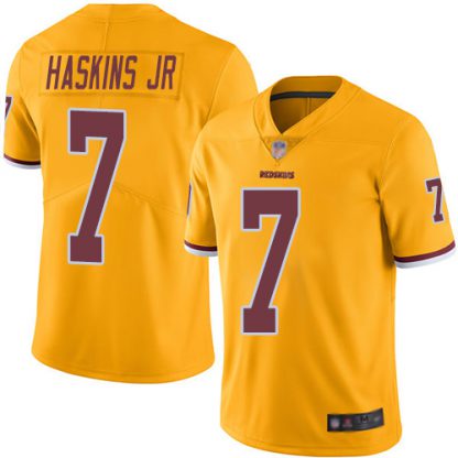 Nike Washington Commanders #7 Dwayne Haskins Jr Gold Men's Stitched NFL Limited Rush Jersey