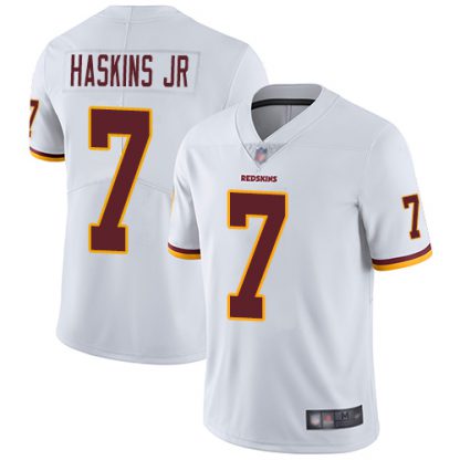 Nike Washington Commanders #7 Dwayne Haskins Jr White Men's Stitched NFL Vapor Untouchable Limited Jersey