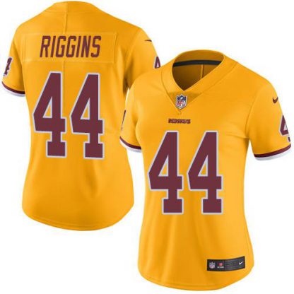 Nike Washington Commanders #44 John Riggins Gold Women's Stitched NFL Limited Rush Jersey
