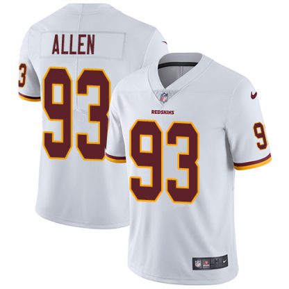 Nike Washington Commanders #93 Jonathan Allen White Youth Stitched NFL Vapor Untouchable Limited Jersey