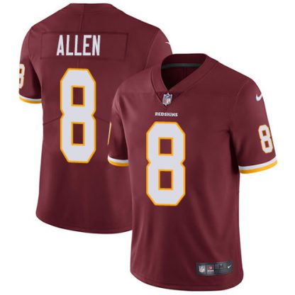 Nike Washington Commanders #8 Kyle Allen Burgundy Red Team Color Men's Stitched NFL Vapor Untouchable Limited Jersey