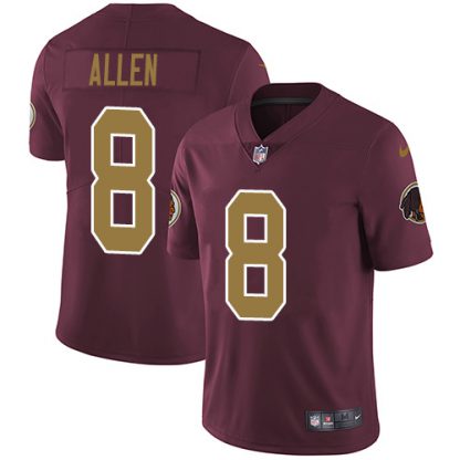Nike Washington Commanders #8 Kyle Allen Burgundy Red Alternate Men's Stitched NFL Vapor Untouchable Limited Jersey