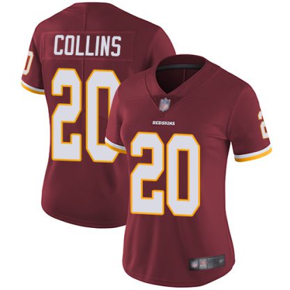 Nike Washington Commanders #20 Landon Collins Burgundy Red Team Color Women's Stitched NFL Vapor Untouchable Limited Jersey