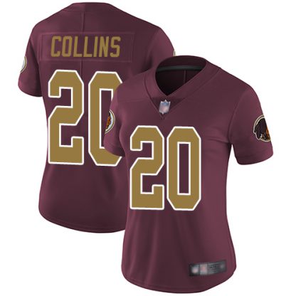 Nike Washington Commanders #20 Landon Collins Burgundy Red Alternate Women's Stitched NFL Vapor Untouchable Limited Jersey