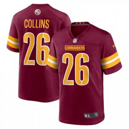 Washington Washington Commanders #26 Landon Collins Burgundy Men's Nike Game Jersey