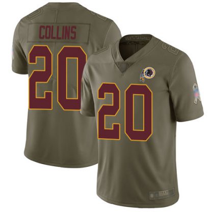 Nike Washington Commanders #20 Landon Collins Olive Men's Stitched NFL Limited 2017 Salute To Service Jersey