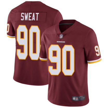 Nike Washington Commanders #90 Montez Sweat Burgundy Red Team Color Men's Stitched NFL Vapor Untouchable Limited Jersey