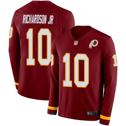 Nike Washington Commanders #10 Paul Richardson Jr Burgundy Red Team Color Men's Stitched NFL Limited Therma Long Sleeve Jersey