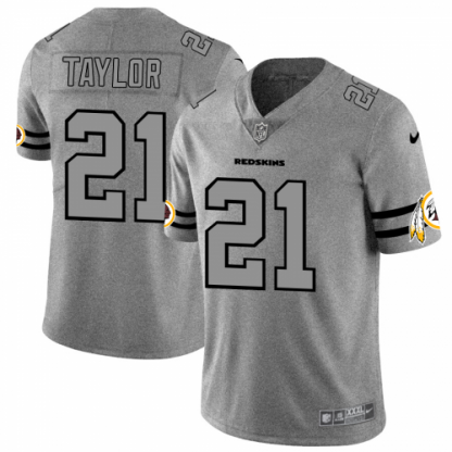 Washington Washington Commanders #21 Sean Taylor Men's Nike Gray Gridiron II Vapor Untouchable Limited NFL Jersey