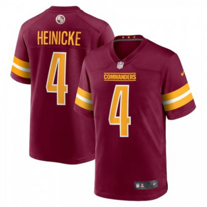 Washington Washington Commanders #4 Taylor Heinicke Burgundy Men's Nike Game Jersey