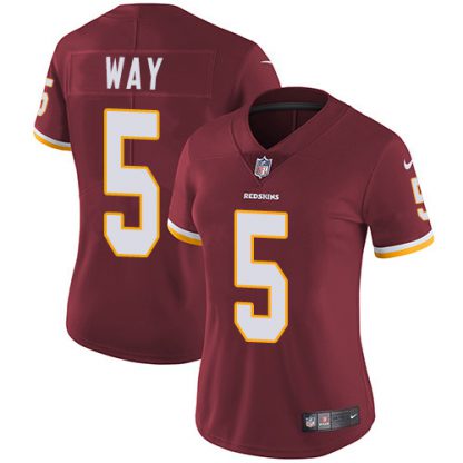 Nike Washington Commanders #5 Tress Way Burgundy Team Color Women's Stitched NFL Vapor Untouchable Limited Jersey