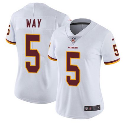 Nike Washington Commanders #5 Tress Way White Women's Stitched NFL Vapor Untouchable Limited Jersey