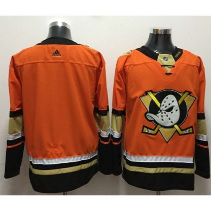 Adidas Anaheim Ducks Blank Orange Authentic Stitched NHL Jersey