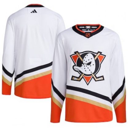 Anaheim Anaheim Ducks Blank Men's adidas Reverse Retro 2.0 Authentic Player Jersey - White