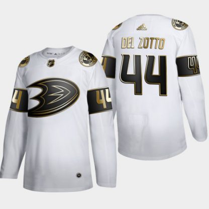 Anaheim Anaheim Ducks #44 Michael Del Zotto Men's Adidas White Golden Edition Limited Stitched NHL Jersey