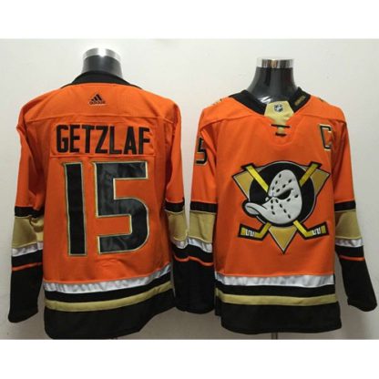 Adidas Anaheim Ducks #15 Ryan Getzlaf Orange Authentic Stitched NHL Jersey