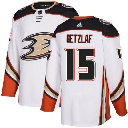 Adidas Anaheim Ducks #15 Ryan Getzlaf White Road Authentic Stitched NHL Jersey