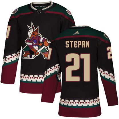 Adidas Arizona Coyotes #21 Derek Stepan Black Alternate Authentic Stitched Youth NHL Jersey