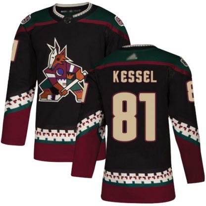 Adidas Arizona Coyotes #81 Phil Kessel Black Alternate Authentic Stitched Youth NHL Jersey
