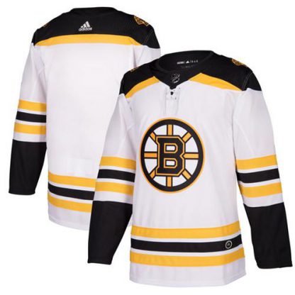 Adidas Boston Bruins Blank White Road Authentic Stitched NHL Jersey