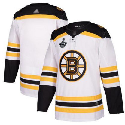 Adidas Boston Bruins Blank White Road Authentic Stanley Cup Final Bound Stitched NHL Jersey