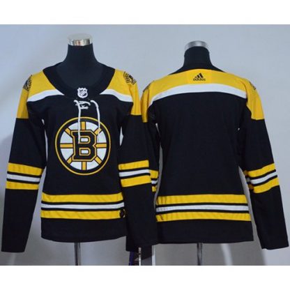 Adidas Boston Bruins Blank Black Home Authentic Women's Stitched NHL Jersey