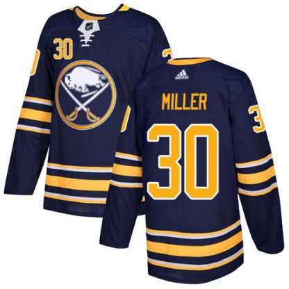 Adidas Buffalo Sabres #30 Ryan Miller Navy Blue Home Authentic Stitched NHL Jersey