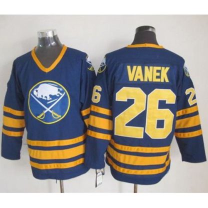 Buffalo Sabres #26 Thomas Vanek Navy Blue CCM Throwback Stitched NHL Jersey