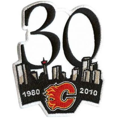 Stitched 2010 Calgary Calgary Flames 30th Anniversary Jersey Patch