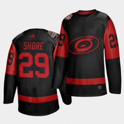 Carolina Carolina Hurricanes #29 Drew Shore Black Men's 2021 Stadium Series Outdoor Game Jersey
