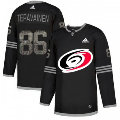 Adidas Carolina Hurricanes #86 Teuvo Teravainen  Black Authentic Classic Stitched NHL Jersey