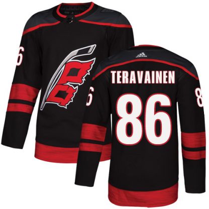 Adidas Carolina Hurricanes #86 Teuvo Teravainen Black Alternate Authentic Stitched Youth NHL Jersey