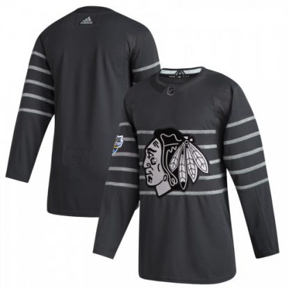 Men's Chicago Chicago Blackhawks Adidas Gray 2020 NHL All-Star Game Authentic Jersey