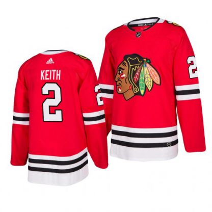 Chicago Chicago Blackhawks #2 Duncan Keith 2019-20 Adidas Authentic Home Red Stitched NHL Jersey
