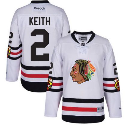 Chicago Blackhawks #2 Duncan Keith White 2017 Winter Classic Stitched Youth NHL Jersey