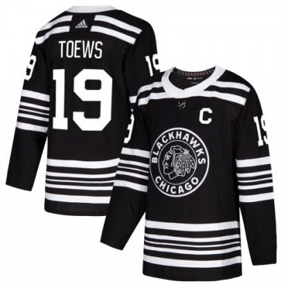 Chicago Chicago Blackhawks #19 Jonathan Toews Men's Adidas Black Alternate 2019-20 Authentic Player NHL Jersey