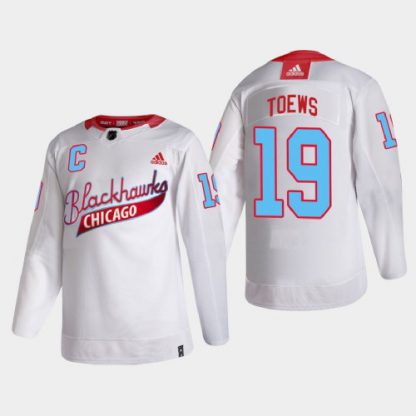 Chicago Chicago Blackhawks #19 Jonathan Toews Men's White One Community Night NHL Jersey