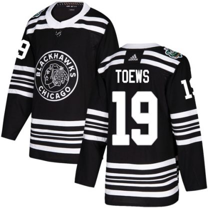 Adidas Chicago Blackhawks #19 Jonathan Toews Black Authentic 2019 Winter Classic Stitched NHL Jersey