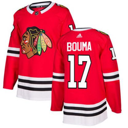 Adidas Chicago Blackhawks #17 Lance Bouma Red Home Authentic Stitched NHL Jersey