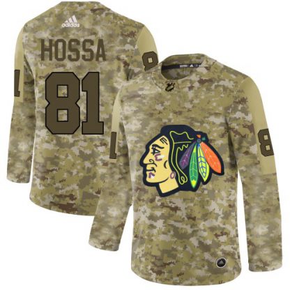 Adidas Chicago Blackhawks #81 Marian Hossa Camo Authentic Stitched NHL Jersey