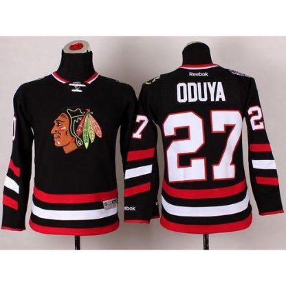 Chicago Blackhawks #27 Johnny Oduya Black 2014 Stadium Series Stitched Youth NHL Jersey