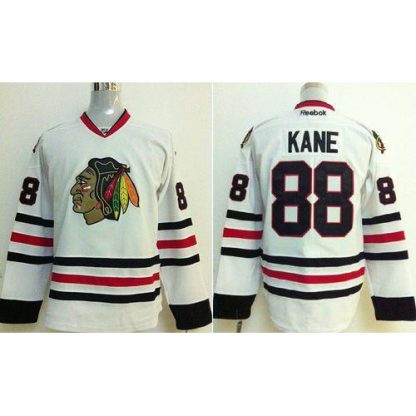 Chicago Blackhawks #88 Patrick Kane Stitched White Youth NHL Jersey