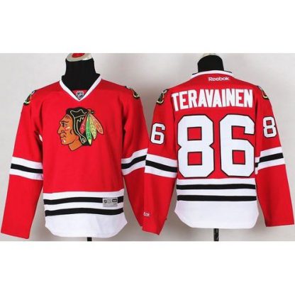 Chicago Blackhawks #86 Teuvo Teravainen Red Stitched Youth NHL Jersey