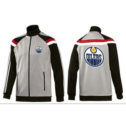 NHL Edmonton Edmonton Oilers Zip Columbus Blue Jackets Grey
